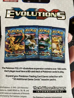 Pokemon TCG XY Evolutions 1 Sleeved Booster Pack FACTORY SEALED Charizard Art - Image 5