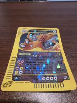 2003 Pokemon Skyridge Crystal Box Topper #9 Charizard Jumbo - Image 1