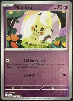 Pokemon Mimikyu 042/094 Reverse Holo Phantasmal Flames NM - Image 1