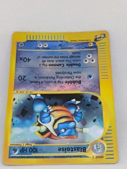 Blastoise 036/165 Expedition Base Set Reverse Holo Rare Pokemon TCG Nintendo LP - Image 4
