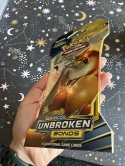 Pokemon Sun & Moon Unbroken Bonds Sleeved Booster Pack Charizard Reshiram NEW - Image 4