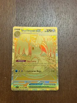 Pokemon TCG Bahasa Indonesia Language Mega Dragonite ex MUR Gold DAMAGE MA3 - Image 1