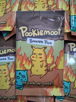 19 Sealed Pookiemoot GEN 1 Booster Packs Pokemon Fan Art Derpy - Image 1