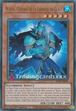 Yu-Gi-Oh! Wayne, General de la Barriere de Glace : UR BLTR-FR073 - Image 1