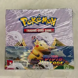 Pokemon Sword & Shield Vivid Voltage Factory Sealed Booster Box - Image 1