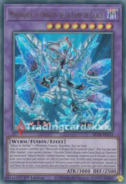 Yu-Gi-Oh! Miroirjade le Dragon de la Lame de Glace : UR BLTR-FR114 - Image 1
