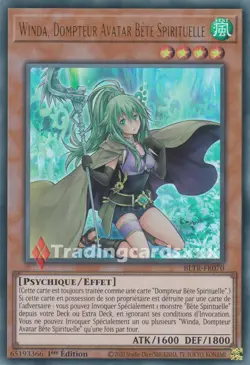 Yu-Gi-Oh! Winda, Dompteur Avatar Bete Spirituelle : UR BLTR-FR070 - Image 1