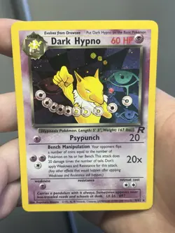TEAM ROCKET DARK POKEMON LOT OF 6 HOLOS 2000 WOTC POKEMON (Alakazam, Slowbro) - Image 2