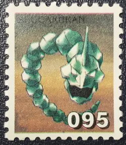 Onix No.095 Pokemon Stamp Nintendo Shogakukan Very Rare from Japan F/S #14 - Image 1