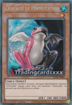Yu-Gi-Oh! Crapaud de Permutation : SE BLTR-FR054 - Image 1