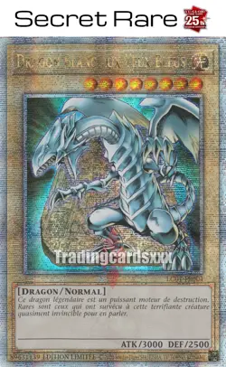 Yu-Gi-Oh! Dragon Blanc aux Yeux Bleus : QCSE LC01-FR004 - Starlight Rare 25th - Image 1