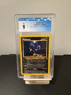 2000 Murkrow Pokemon Neo Genesis 1st Edition 24/111 CGC 9 - Image 1