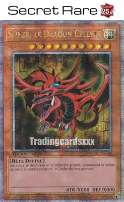 Yu-Gi-Oh! Slifer, le Dragon Celeste : QCSE LC01-FR002 - Starlight Rare 25th - Image 1