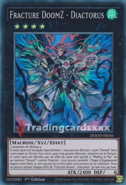 Yu-Gi-Oh! Fracture DoomZ - Diactorus : SR DOOD-FR046 - Image 1
