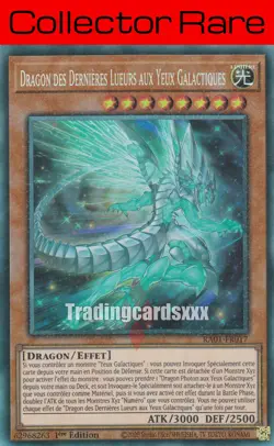 Yu-Gi-Oh! Dragon des Dernieres Lueurs aux Yeux Galactiques : CR RA01-FR017 - Image 1