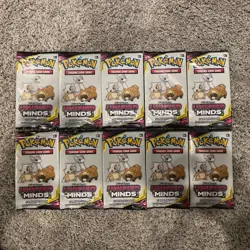 Pokemon Unified Minds Sampling Pack 3 Cards Factory Sealed -TEN PACKS- - Image 1