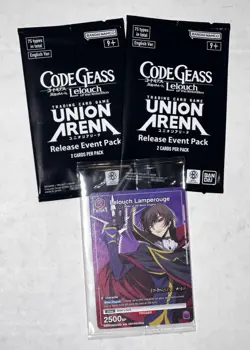 Union Arena Lelouch Lamperouge Code Geass Release Event Promo & Packs - Image 1