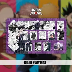 Playmat Union Arena - Jujutsu Kaisen - 24 x 14 in. (600 x 350 mm) Stitched Edge - Image 1