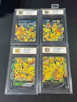 Pikachu V-union Promo 109/S-P - 112/S-P Combination Set - Pokemon Card Grade 10 - Image 1