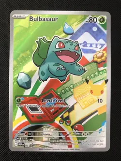 Pokemon TCG Bulbasaur MEP-037 PROMO Card - Image 1