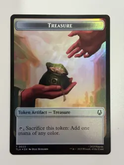 Aang, Awoken Avatar | Treasure FOIL - Double Sided Token - Image 2