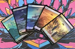 Full Set 1x Each Appa Basic Lands NM Foil MTG Avatar The Last Airbender Unplayed - Image 1