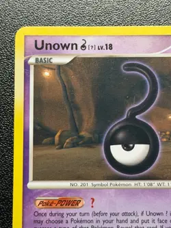 Unown U 82/146 Pokemon Card Diamond & Pearl Legends Awakened - Image 2