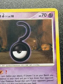 Unown U 82/146 Pokemon Card Diamond & Pearl Legends Awakened - Image 3