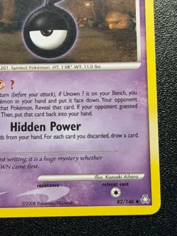 Unown U 82/146 Pokemon Card Diamond & Pearl Legends Awakened - Image 4