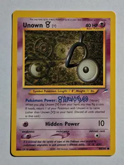 Pokemon - Unown V - Neo Destiny 89/105 - Common - LP - Image 1