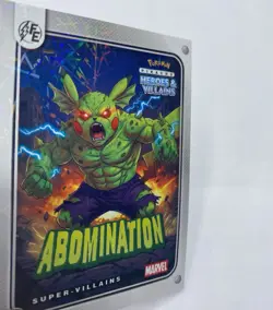 Pikachu as Abomination Lazer Holo Marvel Heroes & Villains Non-Pokemon Fan Art - Image 2