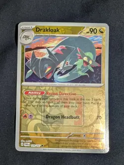 Pokemon TCG | Drakloak 129/167 Reverse Holo Play! League Promo Stamped Card LP - Image 1