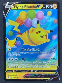 Pokemon Flying Pikachu V 006/025 Celebrations NM - Image 1