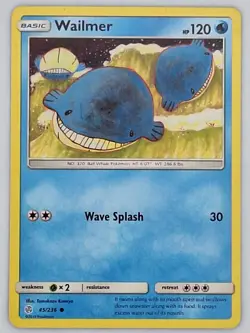 Wailmer 45/236 Pokemon - Sun & Moon Cosmic Eclipse MP - Image 1