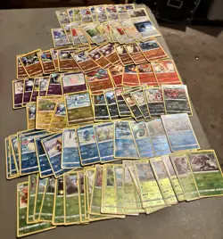 HUGE Pokemon Card Lot Of 102 PTC ALL REVERSE HOLOGRAMS RARE HOLOS LOOK! - Image 1