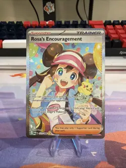 Rosa’s Encouragement SIR 123/088 - Pokemon Mega Evolution Perfect Order English - Image 1