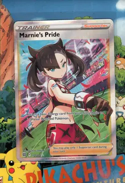 Pokemon TCG Marnie's Pride 171/172 Full Art Ultra Rare Brilliant Stars NM/M - Image 1