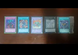 Yugioh! Bottomless Trap Hole LCJW-EN078 Secret Rare 1st Edition TCG x5 Lot 1996 - Image 2