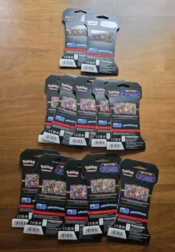 Pokemon Mega Evolution Phantasmal Flames Sealed Blister Pack Lot Of 12 Brand New - Image 2