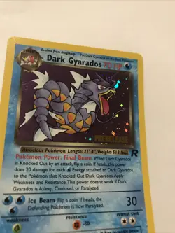 Dark Gyarados 8/82 Holo Team Rocket Prerelease Promo Pokemon Card - NM - Image 2