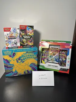 Pokemon Ascended Heroes ETB, First Partner Illustration, Booster Bundles x2 - Image 1