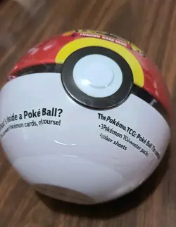 Pokemon TCG Poke Ball Tin Kit with 3 Booster Packs & 2 Sticker Sheets - Image 3