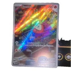 Pokemon Fuecoco 201/193 Paldea Evolved Illustration Rare Holo Basic Fire 90HP - Image 2
