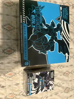 Pokemon Black Bolt ETB Elite Trainer Box Booster Bundle SET OF 2 Sealed New - Image 1
