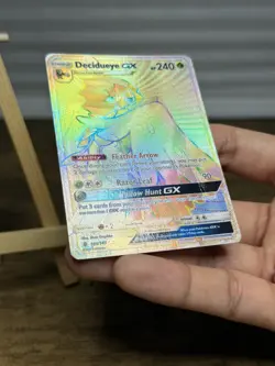 Pokemon TCG Decidueye GX 146/145 Secret Rare Rainbow Guardians Rising - HP - Image 4