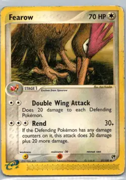 Pokemon TCG Fearow 37/100 Sandstorm HP - Image 1