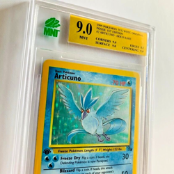 1999 Pokemon Fossil Articuno 2/62 Holo MNT 9.0 WOTC 1st Edition - Image 5