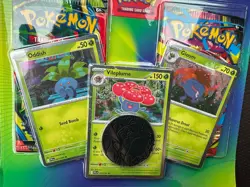 Pokemon TCG: Enhanced 2-Pack Blister - 3 Foils Oddish, Vileplume, Gloom NEW - Image 2