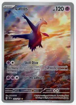 Pokemon TCG Latios 203/191 S&V Surging Sparks FA Illustration Rare Holo - Image 1