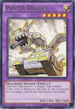DUEA-DE097 Panzer Dragon Rare MIXED Edition Near Mint YuGiOh TCG - Image 1